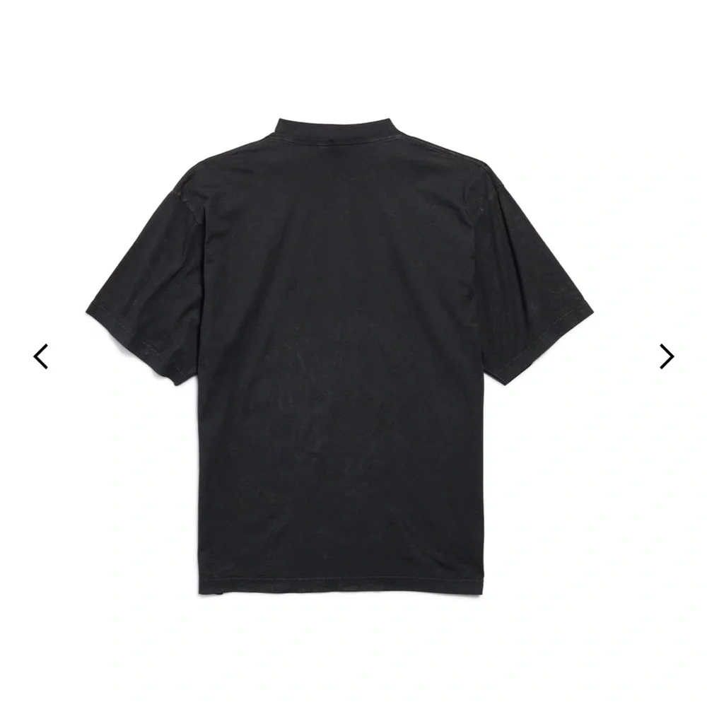 Balenciaga City Of Angels T-Shirt in faded black dry jersey for Women and Men - Picture 3 of 5